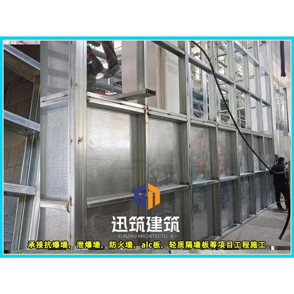 黑河防火抗爆墙 耐火4h 抗爆压力值3mpa